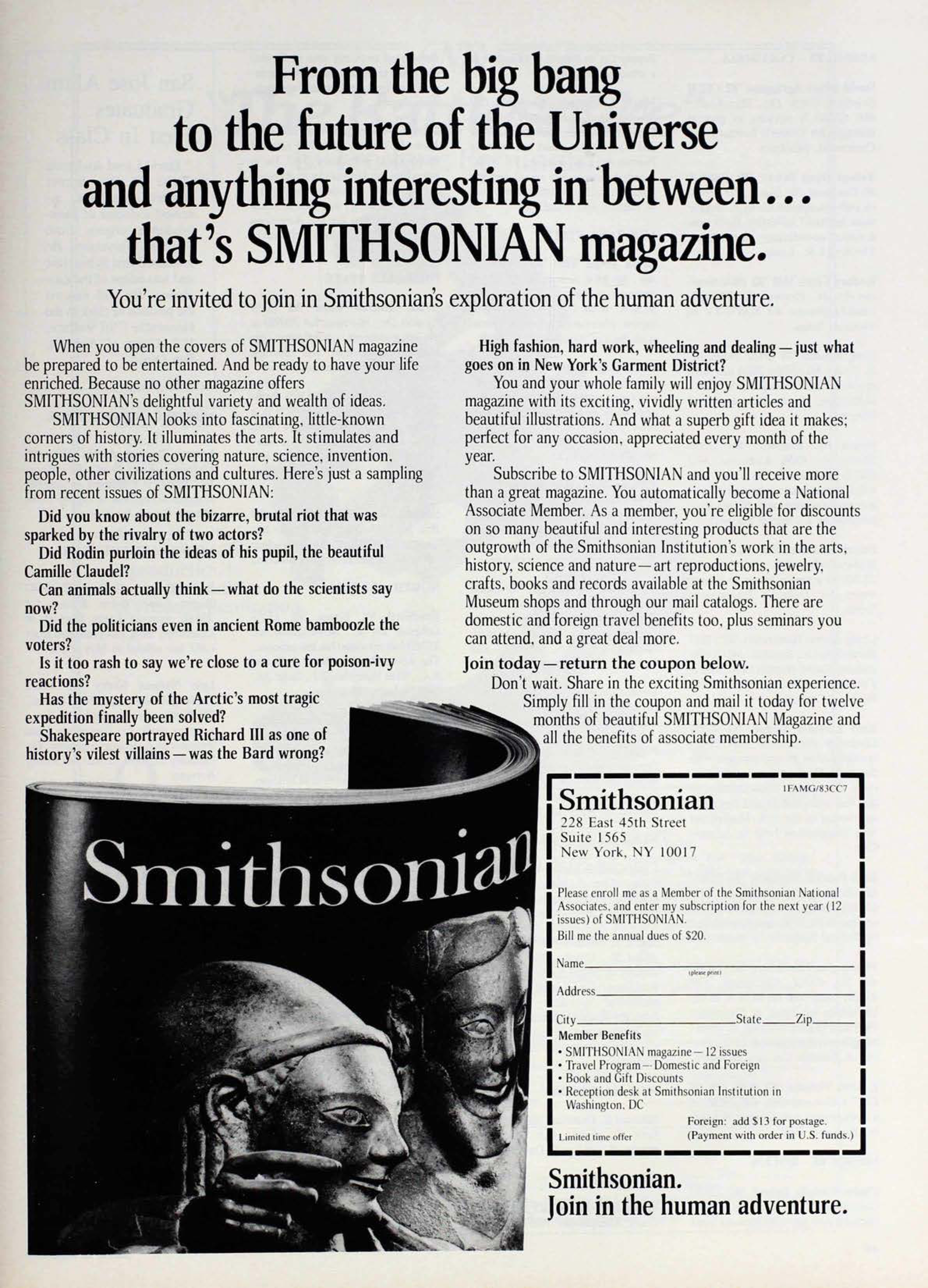 From The Big Bang To The Future Of The Universe And Anything Interesting In Between...That's Smithsonian Magazine